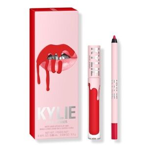 Kylie Cosmetics Matte Lip Kit Boss Matte 400 (cherry red)